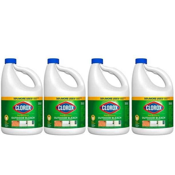 121 Oz. Pro Results Concentrated Liquid Outdoor Bleach Cleaner (4Pack