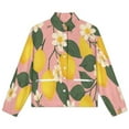 thumbnail image 4 of Jackets for Women Winter Coat Jackets Flannel Stand Collar Jacket(Lemon Tree,Size:S-4XL), 4 of 7
