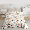 thumbnail image 2 of Feelyou Animal Hamster Full Size Comforter Sets, Cartoon Flower Floral Bedding Sets, 3pcs, 2 of 8