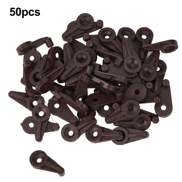 50pcs Glass Door Retainer Clips Simplify Glass Doors Retainer Clips Kit Lightweight Metal Screws For Secure Installation