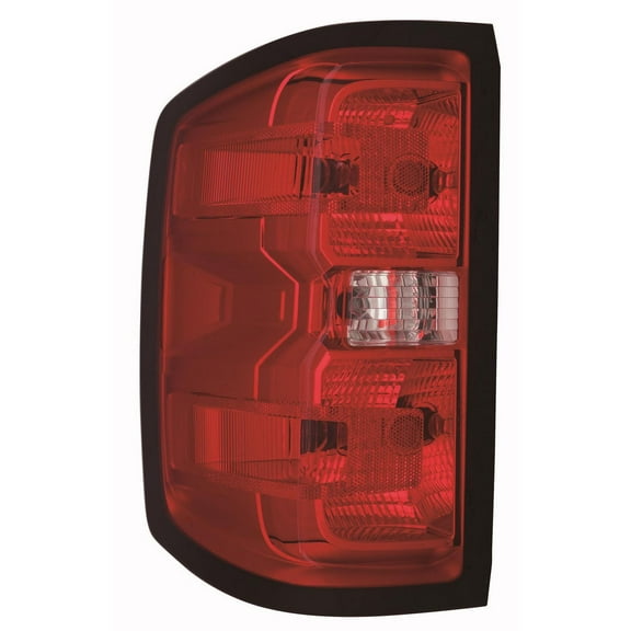 KAI New CAPA Certified Standard Replacement Driver Side Tail Light Assembly, Fits 2015-2019 GMC Denali 2500 Pickup