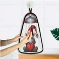 thumbnail image 5 of Red Gnome Heart Hanging Towel Kitchen Hand Towel Bathroom Absorbent Towel Machine Washable Quick Dry Dishcloths, 5 of 6