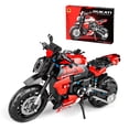 thumbnail image 4 of Motorcycle Toy Building Blocks Kit Techno Motorcycle Harley Mechanical Building Blocks Toy Boys' Motorcycle Model Racing Vehice Model Motorcycle Gift Idea, 4 of 9