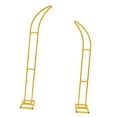 thumbnail image 3 of Soporte de arco de boda con parte curvada de metal para bricolaje con base Soporte de arco floral multifuncional para jardín resistente 21 m 24 m, 3 of 8