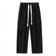 thumbnail image 4 of Pantalones de trabajo de longitud completa para hombre, de color liso, con bolsillos, informales, de pierna recta, 4 of 4