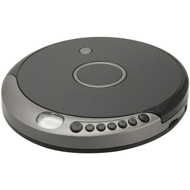Portable CD Player Boombox with FM Radio, Black, 100008719 Walmart.com