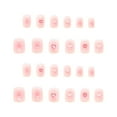 thumbnail image 6 of Stgfyxgs 2x24Pieces Valentine's Day Press on Nails Red White Hearts Elegant Nail Extension Women Girls Fake Nails for Holiday Christmas , Pink, 2 Pcs, 6 of 9