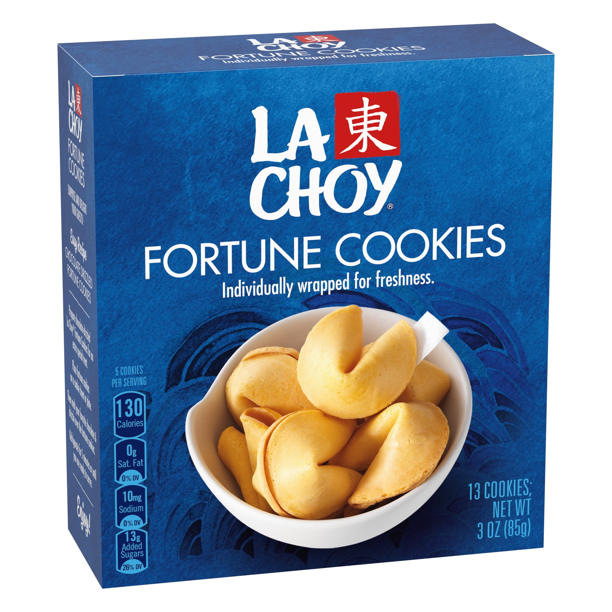 La Choy Low-Fat Fortune Cookies, Individually Wrapped, 3 Ounce