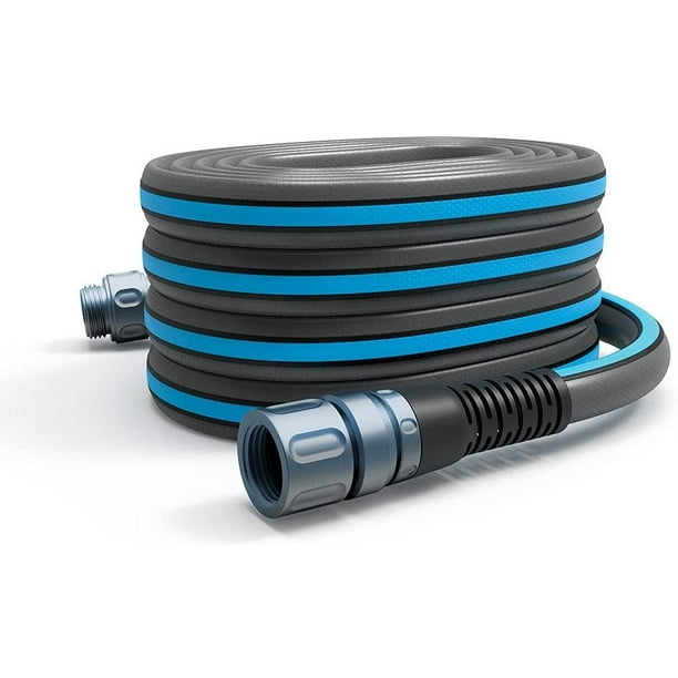 FITT Force Pro Water Hose, HeavyDuty Commercial Grade Garden Hose, Blue 5/8" 100 ft