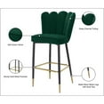 thumbnail image 3 of Meridian Furniture Lily Green Velvet Stool (Set of 2), 3 of 4