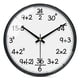 thumbnail image 1 of Reloj de Pared Silencioso de Cuarzo VIKMARI Estilo Matemáticas de 30 cm, 1 of 3