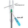 thumbnail image 3 of 6-Pack X Lighted Nock Universal LED S Nock Fit Arrows .204 .233 .244 .246 Inside Diameter Automatically Bowstring Screwdriver Included, 3 of 5