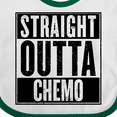 thumbnail image 4 of Inktastic Straight Outta Chemo Boys or Girls Baby Bib, 4 of 4