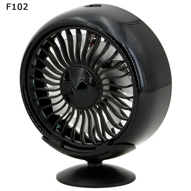 3 Speed Adjustment Usb Car Fan Air Conditioner Colorful Light Dashboard