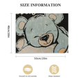 thumbnail image 3 of Orinice Teddy Bear Fine Art Aesthetic Poster & Print Wall Painting for Home Decor Canvas Living Room Bedroom Office Wall Decor 20x16in, 3 of 6