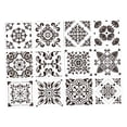 thumbnail image 3 of 12 Uds Plantillas de dibujo Zulema herramienta hecha a mano pintura Mandala estilo B, 3 of 7