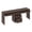 Rustic Brown, variant on 58" Farmhouse Executive Desk with 4 Drawers & Charging Station, Office Computer Desk with File Drawer, Rustic Wooden Study Desk Workstation for Home Office