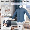 thumbnail image 3 of Aironox Automatic Ironing Machine, scanovuss portable steam iron, 8 Minutes Quick Ironed Dry, 360° Without Blind Spots Drying, Shirt Iron for Shirts/Shoes/Pants/Skirts, 3 of 8