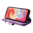 thumbnail image 2 of Wallet Case for Samsung Galaxy A04e, PU Leather Zipper Storage Bag Kickstand Shockproof Flip Cover for Samsung Galaxy A04e, 2 of 5