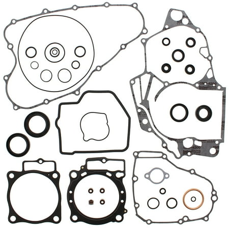 Crank Seal Set - New Gasket Set with Crank Shaft Oil Seals for Honda CRF 450 R 09-16