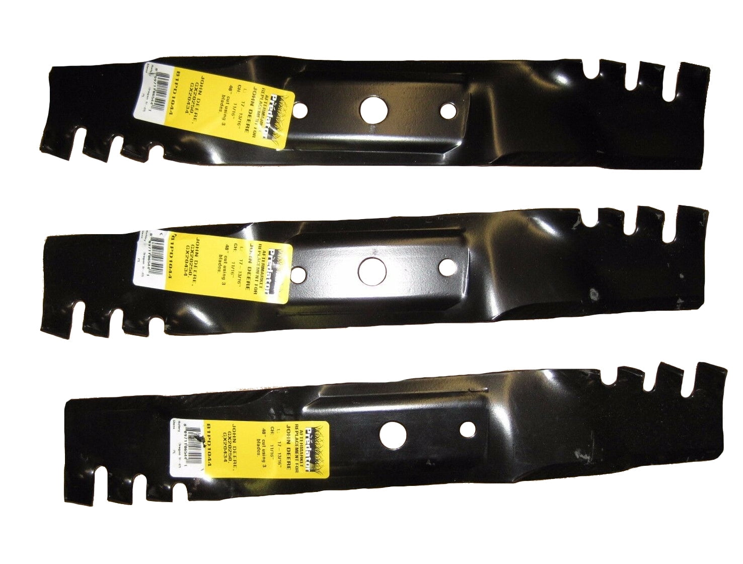 XHT 1713/16" Replacement John Deere Mulching Blades (Set of 3