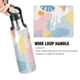 thumbnail image 4 of Insulated Stainless Steel Sports Water Bottle With Straw and Handle,Minimalist Nordic Style Ideal for Outdoor Use 600 ml Kitten Swimming, 4 of 7