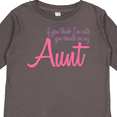 thumbnail image 4 of Inktastic Cute Aunt Boys or Girls Long Sleeve Toddler T-Shirt, 4 of 5