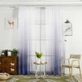 thumbnail image 3 of TINKER Simple Gradient Écran Chambre Gradient Gaze Tige Rideau Famille Décoration, 3 of 7