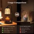 thumbnail image 6 of Noahstrong Candle Warmer Lamp with Timer, Dimmable Wax Warmer Lamp for Jar Candles, Electric Candle Lamp Warmer with 2 Bulbs, Height Adjustable Candle Lamps for Women New Home Decor, 6 of 8