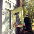 thumbnail image 2 of Carolines Treasures BB6051CHF Easter Eggs Miniature Schanuzer Black Flag Canvas House Size, 2 of 4