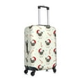 thumbnail image 3 of Daiia Christmas Pug Dog Luggage Cover, Thickened Washable Travel Luggage Covers, Elastic Unique Baggage Covers for 18-20 inch Luggage-Medium, 3 of 9
