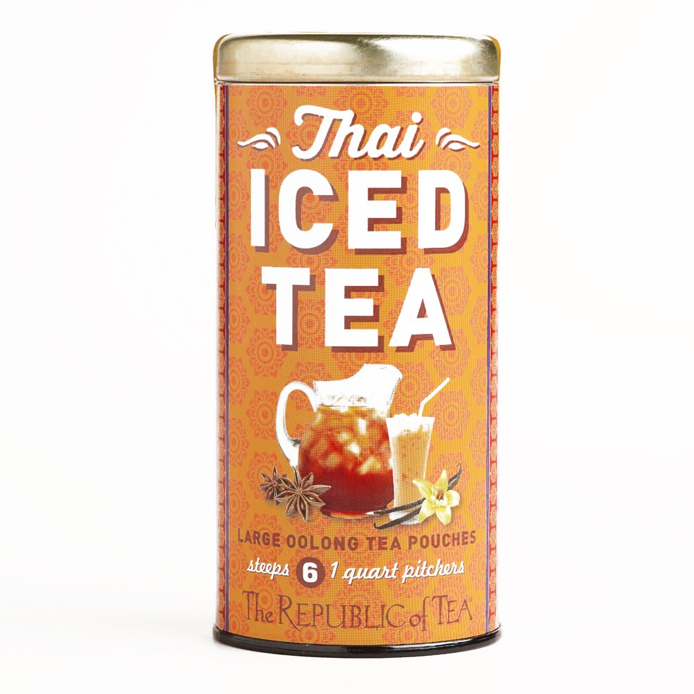 The Republic of Tea Thai Iced Tea Bags 6Count 1.5 oz each (5 Items Per