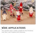 thumbnail image 2 of Kearding Decoración de árbol de Navidad, interesante diseño de escena pequeña, árbol de Navidad, muñeca de esquí, ornamento de Festival, colgantes Kits de decoración para fiestas Tipo 3 Kearding HA069664-03, 2 of 6
