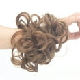 thumbnail image 5 of Elegant Woman Donut Ponytail Synthetic Hair Clip In Big Hair Messy Dish Bun Chignon, 5 of 7