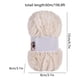 thumbnail image 3 of Estambre de hilo de visón falso gris | Tejido de algodón suave y hilo de ganchillo 67 yardas | Textura gruesa parecida a la lana para sombreros mantas Manualidades | Duradero, fácil de trabajar, 100g, 3 of 6