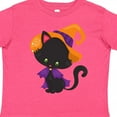 thumbnail image 4 of Inktastic Halloween Cat, Cute Cat, Black Cat, Witch Hat Boys or Girls Toddler T-Shirt, 4 of 5