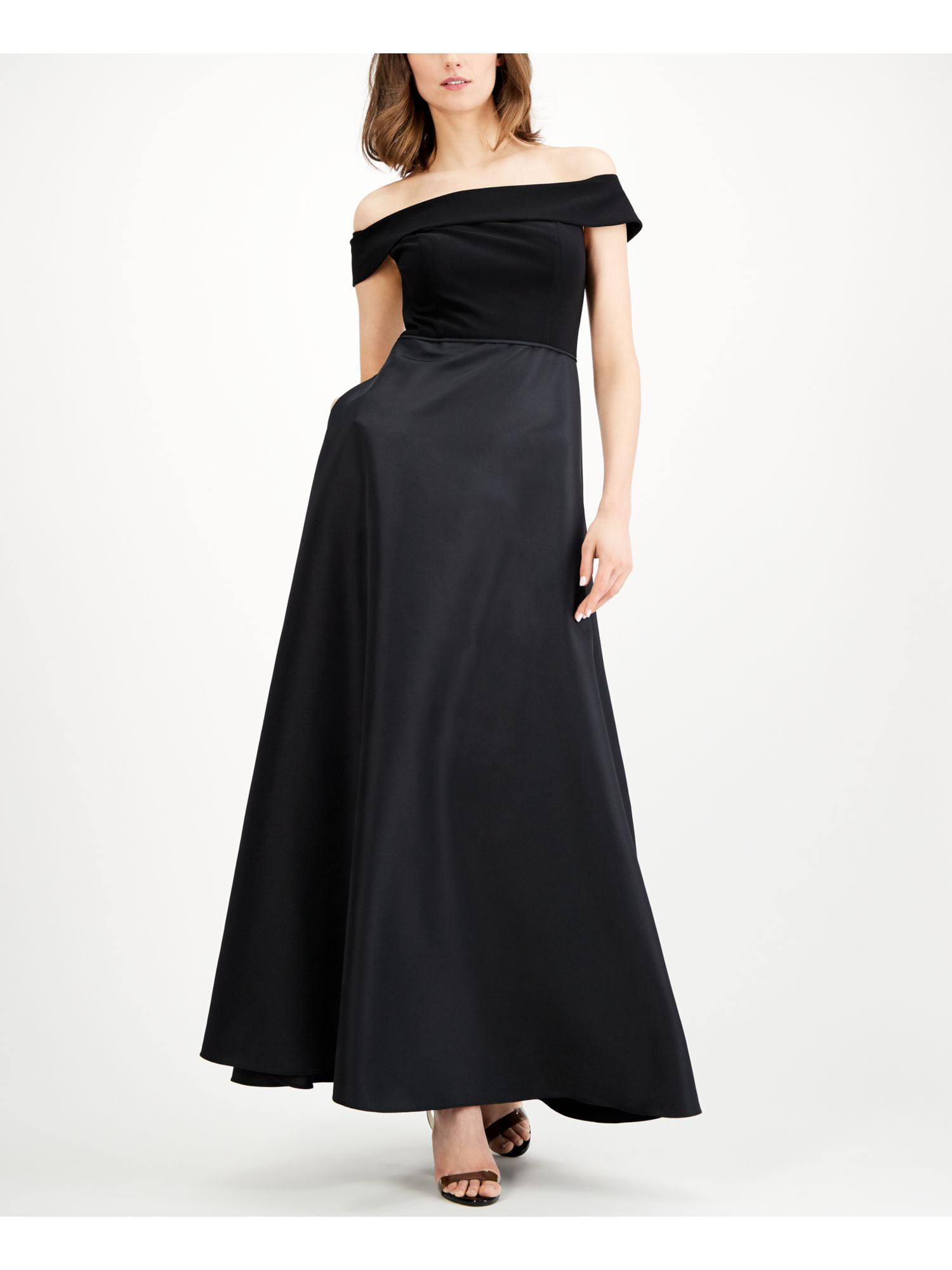 black short sleeve dress