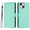 thumbnail image 2 of Compatible with iPhone 13 Wallet Case with RFID Blocking Credit Card Holder, PU Leather Folio Flip Kickstand Protective Shockproof Anti-fall Phone Case Cover Women Men,Mint, 2 of 11