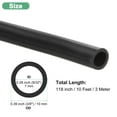 thumbnail image 3 of 1 Pack 3 Meter Silicone Tubing, 7x10mm(IDxOD) Silicone Rubber Tube Flexible Hose Black, 3 of 7
