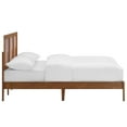 thumbnail image 4 of Sirocco Rattan and Wood Full Platform Bed in Walnut, 4 of 10