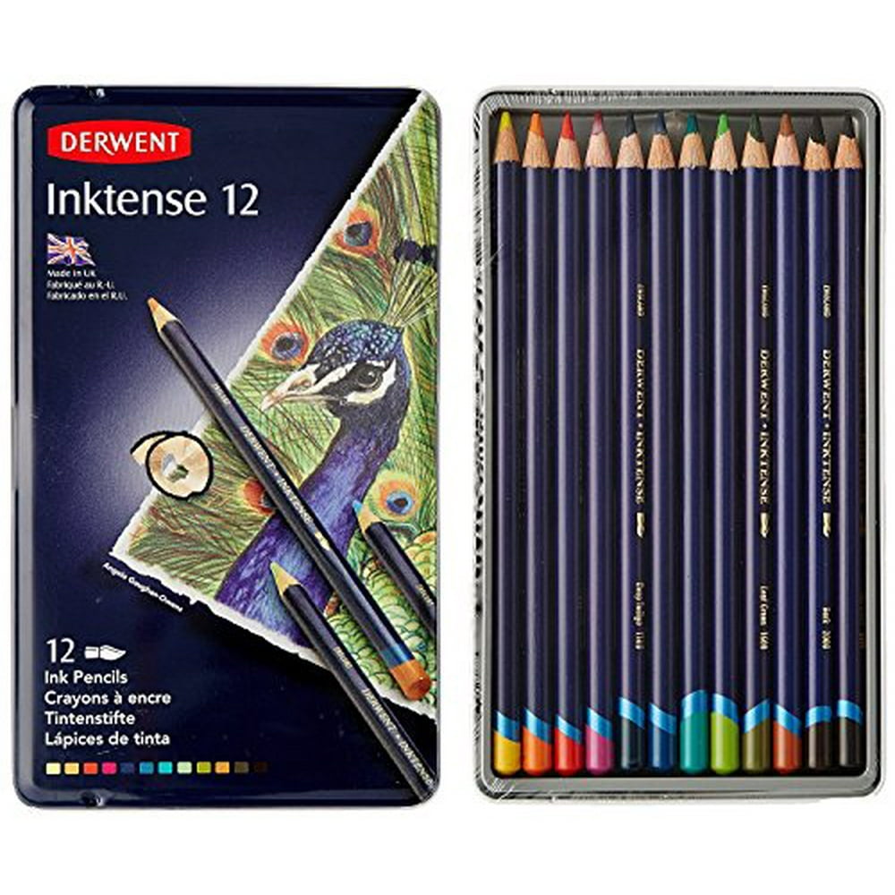 Derwent Colored Pencils, Drawing, Watercolor, Art, Inktense Ink Pencils