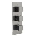 thumbnail image 3 of ALFI brand AB2801-BN Brushed Nickel Concealed 3-Way Thermostatic Valve Shower Mixer Square Knobs, 3 of 6