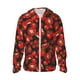 thumbnail image 1 of Fotbe Tomato Chaqueta con Protección Solar UPF 50+ para Hombre y Mujer, Camisa con Capucha y Bolsillos-Medium, 1 of 7
