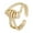Gold, variant on Women's Simple High-end Temperament And Fashion Spring Ring