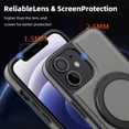 thumbnail image 2 of Allytechgroup Magnetic Case for iPhone 11, Built-in Invisible 360° Rotatable Kickstand, Compatible with MagSafe, PU Leather Slim Shockproof Protective Phone Case Cover, Grey, 2 of 7