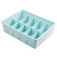thumbnail image 1 of Guardoinrt Store And Organize Clothes And Underwear With Versatile Storage Organizer PP Light Blue 【10 Cells】, 1 of 6