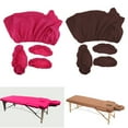thumbnail image 4 of 8x acupuntura mesa de masaje cama almohadillas encajadas cara cuna almohadas de mano cubiertas, 4 of 6
