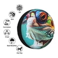 thumbnail image 4 of Fotbe Stylish Sunglasses Iguana Funda de Llanta de Repuesto con Estampado, Engrosada, Ajuste Universal para Jeep, Remolque, RV, SUV, Camión-17 inch, 4 of 6