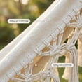 thumbnail image 4 of Hammock Garden Cotton Hammock Macrame Fringe Hammocks Boho | Balcony Hammocks with Handmade Tassels 2 Person Double Hamock 480lbs for Home,Backyard,Beach,Patio, 4 of 6