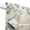 thumbnail image 4 of Blue Starfish Coastal Swag Valances for Windows 2 Pack, Kitchen Window Curtains 36 Inch Length, Eucalyptus Summer Nautical Shell Retro Privacy Swag Curtains for Living Room/Bathroom 36"x36", 4 of 8